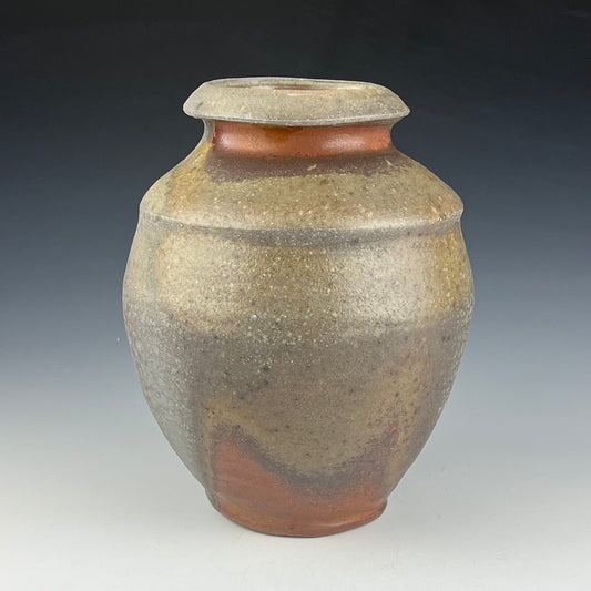 Vase with rust accents